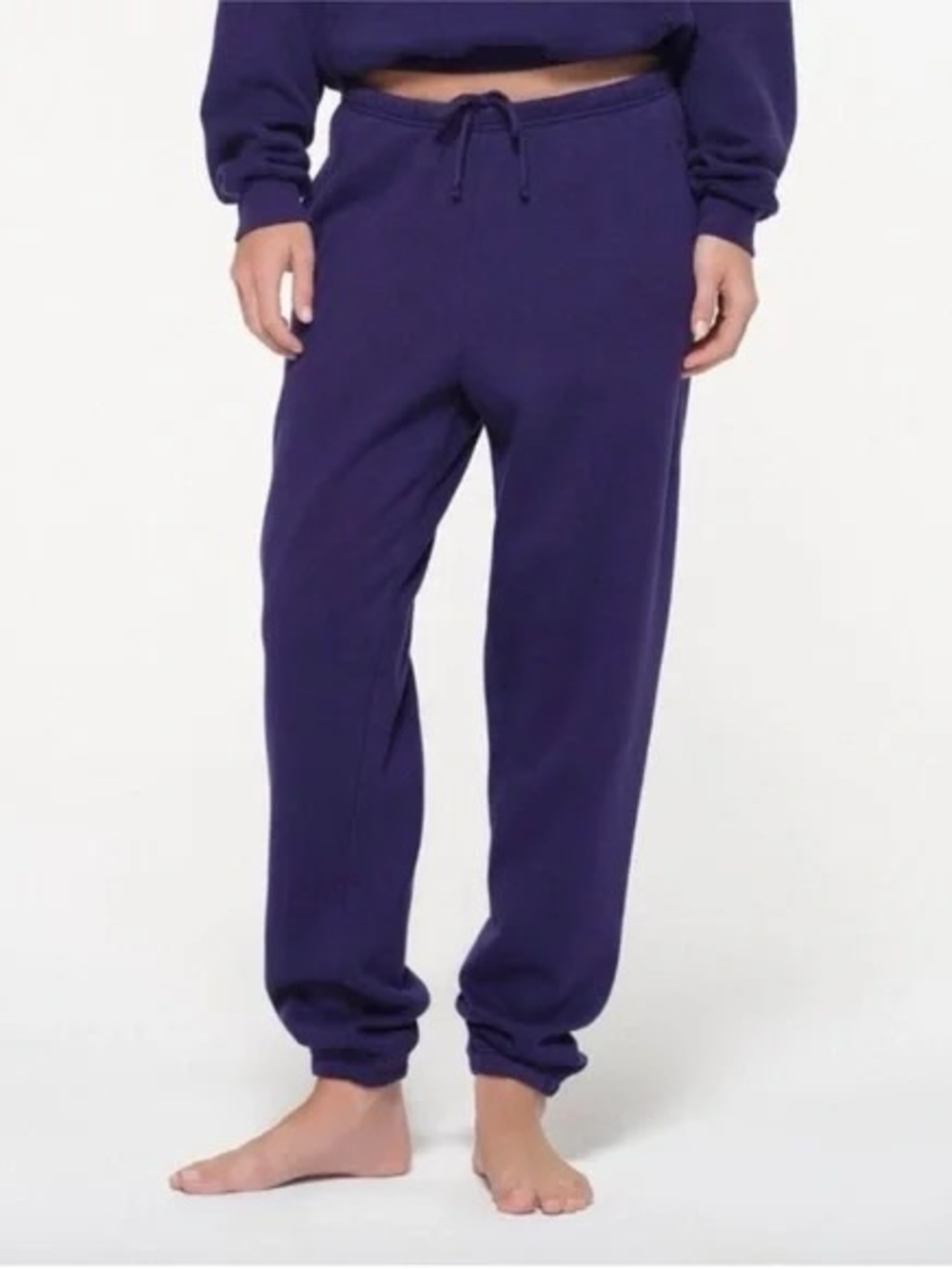 SKIMS Deep Purple Cozy Drawstring Jogger Pants